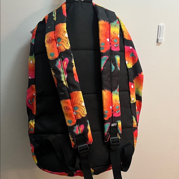 Neff Colorful Dog Print Backpack - Picture 6 of 7